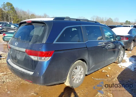 2016 Honda Odyssey Ex-L z USA, uszkodzony, nr VIN 5FNRL5H66GB104895